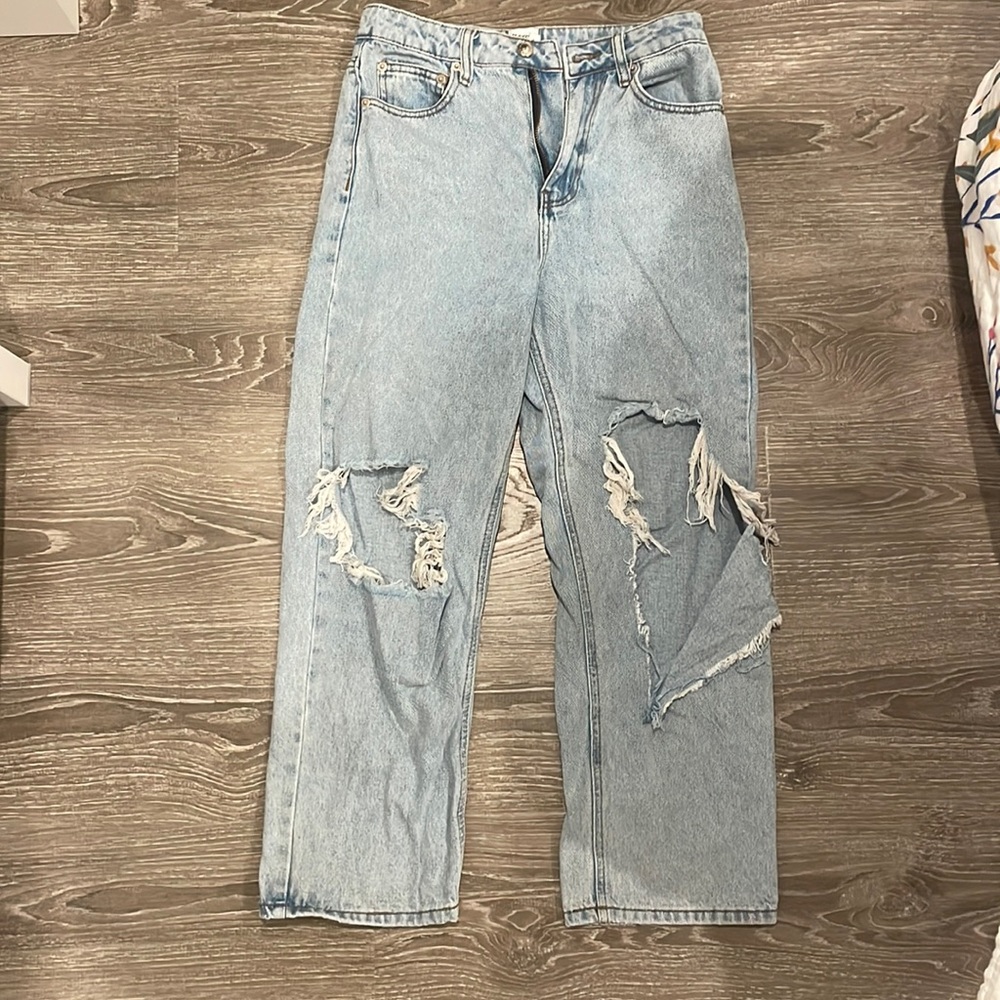 Princess Polly Distressed Jeans Size 2